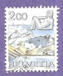 Stamps Switzerland -  INTERCAMBIO