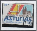 Stamps Spain -  Estatutos d' Autonomía: Asturias