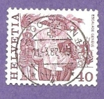 Stamps Switzerland -  INTERCAMBIO