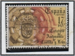 Sellos de Europa - Espaa -  Estatutos d' Autonomía: Castilla y León