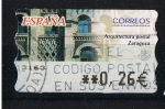 Stamps Spain -  Arquitectura postal   Zaragoza