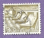 Stamps Switzerland -  INTERCAMBIO