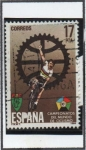 Sellos de Europa - Espa�a -  Campeonato d' Mundo d' Ciclismo