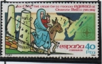 Sellos de Europa - Espa�a -  XVIC Centenario d' viaje d' l' monja Enigeriaal Oriente Biblico