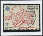 Stamps Spain -  Europa CEPT: Antonio d' Cabezón