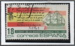 Stamps Spain -  II centenario d' l' Bandera Española. Santísima Trinidad