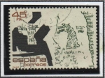 Stamps Spain -  Leon Felipe