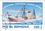 Stamps Romania -  Centenario servicio Marítimo rumano