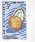 Stamps : Africa : Cameroon :  FRUTA- coco