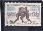 Stamps : Africa : Senegal :  lucha africana