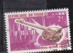 Stamps : Africa : Chad :  instrumento musical-guitarra