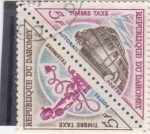 Stamps : Africa : Benin :  teléfono y tren 