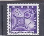 Stamps : Africa : Niger :  medalla