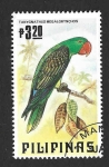 Stamps Philippines -  1658 - Loro Picogordo