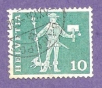 Stamps Switzerland -  INTERCAMBIO