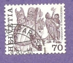 Stamps Switzerland -  INTERCAMBIO