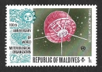 Stamps Maldives -  464 - Centenario de la Cooperación Meteorológica Mundial