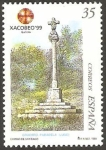 Stamps Spain -  3617 - año santo compostelano, xacobeo 99, crucero paradela(lugo)