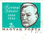 Stamps Hungary -  Koranyi Sándor 1866-1944 -medicina
