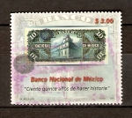 Stamps : America : Mexico :  BANCO  NACIONAL  DE  MÉXICO