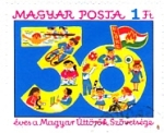 Stamps Hungary -  30 aniversario de los pioneros húngaros