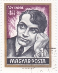 Stamps Hungary -  Ady Endre 1877-1919