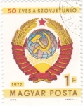 Stamps Hungary -  50 años de la Unión Soviética
