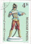 Stamps Hungary -  figura de porcelana
