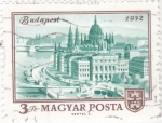 Sellos de Europa - Hungra -  panorámica de Budapest 1972