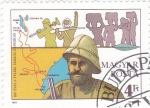 Stamps Hungary -  100 años Sámuel Teleki, explorador húngaro