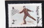 Stamps Hungary -  patinaje sobre hielo 