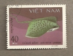 Sellos de Asia - Vietnam -  Raya marina