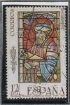 Sellos de Europa - España -  Vidrieras Artísticas: Catedral d' Toledo