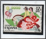Stamps Spain -  Grandes Fiestas Populares Españolas: Feria d' Abril, Sevilla