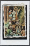 Stamps Spain -  Grandes Fiestas Populares Españolas:  Misterio d' Elche