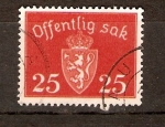 Stamps Norway -  ESCUDO  DE  ARMAS