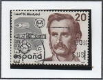 Stamps Spain -  Narciso Monturiol