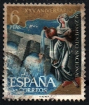 Stamps Spain -  XXV aniv. alzam. nac.