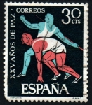 Stamps Spain -  XXV años de paz