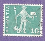 Stamps Switzerland -  INTERCAMBIO