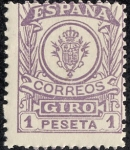 Stamps Spain -  Especial giro