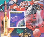 Stamps Djibouti -  20 ANIVERSARIO LANZAMIENTO DE VOSTOK VI