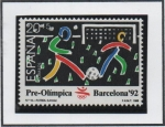 Sellos de Europa - Espaa -  Barcelona'92 III serie Pre-Olímpica: Futbol