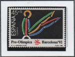 Stamps Spain -  Barcelona'92 III serie Pre-Olímpica: Gimnasia