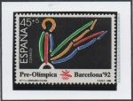Sellos de Europa - Espa�a -  Barcelona'92 III serie Pre-Olímpica: Gimnasia