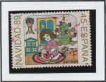 Stamps Spain -  Navidad: Escena Infantil