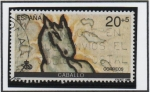 Stamps Spain -  V Centenario d' Descubrimiento d' América: Caballo