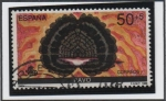 Stamps Spain -  V Centenario d' Descubrimiento d' América: Pavo