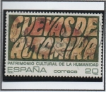 Stamps Spain -  Cuevas d' Altamira