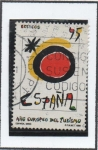 Stamps Spain -  Año Europeo d' Turismo